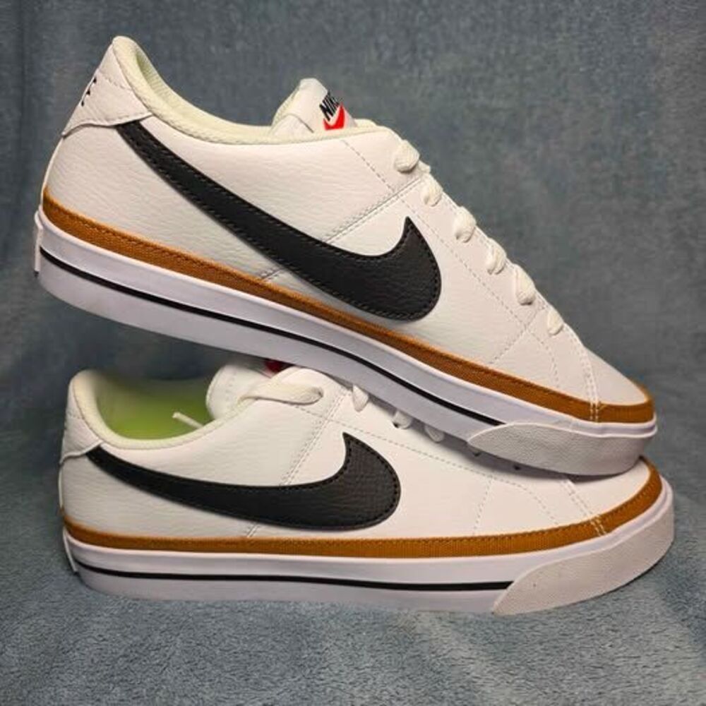 Nike Court Legacy NN White/Black Desert Women's Size US 10.5 - Picture 4 of 8